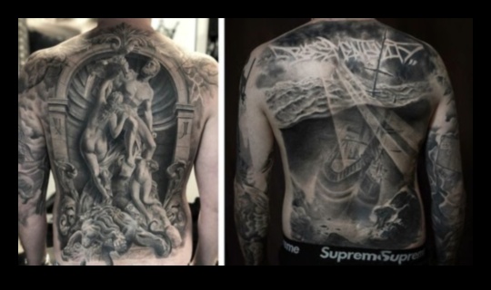 Tatuajele de braț din pânză sculptată ca o operă de artă 4 Pânză sculptată: Descoperiți frumusețea tatuajelor pe brațe