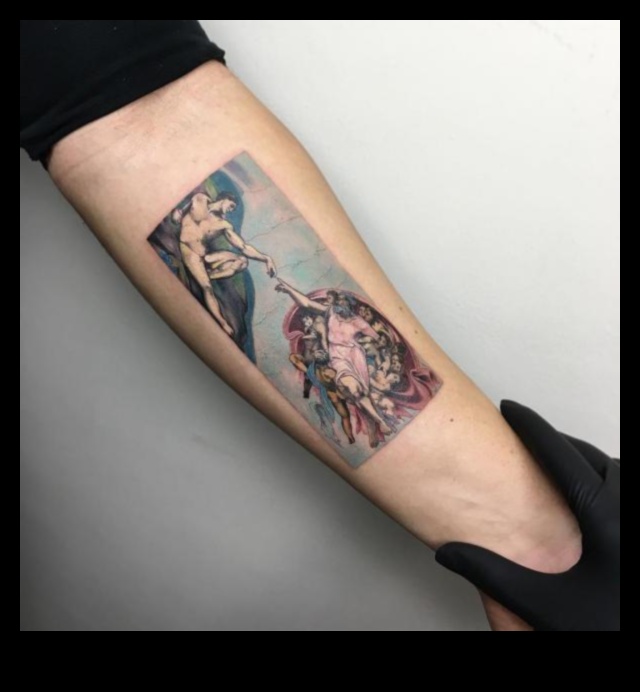 Tatuajele de braț din pânză sculptată ca o operă de artă 5 Pânză sculptată: Descoperiți frumusețea tatuajelor pe brațe