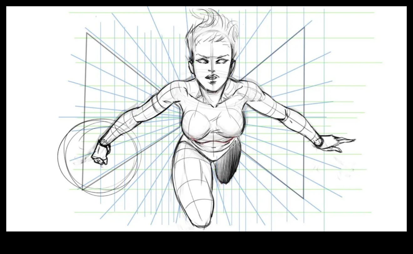 Perspective dinamice: infuzarea energiei în desenele figurilor