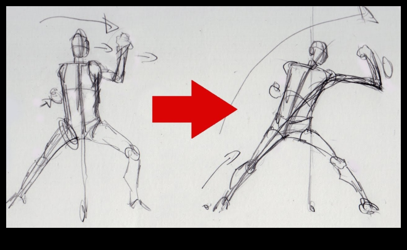 Perspective dinamice: infuzarea energiei în desenele figurilor