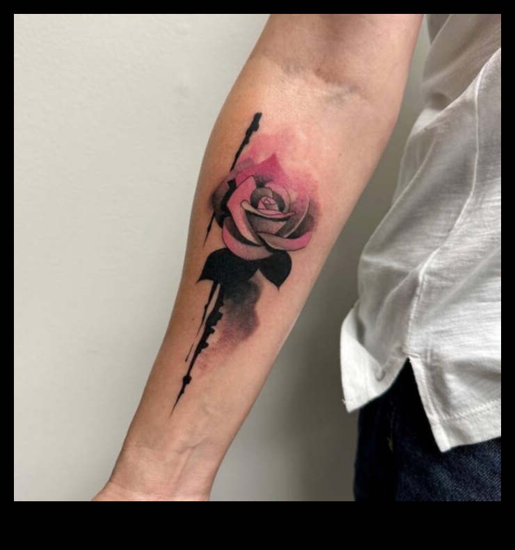 Cascada de cerneală Un spectru de frumusețe în tatuajele cu acuarelă 1 Cascada de cerneală: tatuaje cu acuarelă într-un spectru de frumusețe