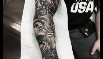 Pânză sculptată: Descoperiți frumusețea tatuajelor pe brațe